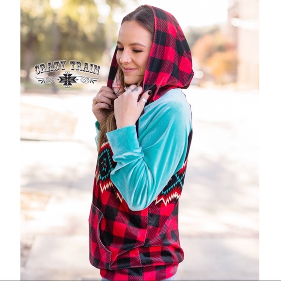 🐾Crazy Train Leave Her Wild Velvety Top🐾 - Picture 5 of 11